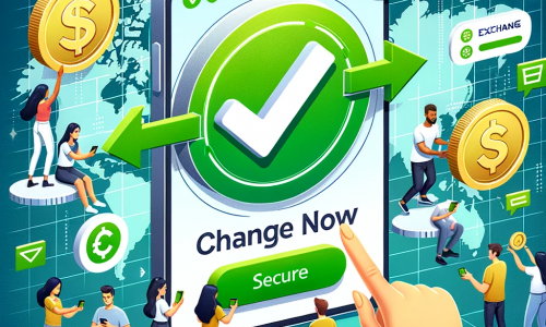 A presentation of a user-friendly currency exchange platform called Change NOW which operates without registration or limits, simplifying the currency exchange process.