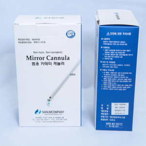 Mirror Cannulas 22G/23G 50 mm - 50 pcs/box S.Korea