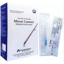 Mirror Cannulas 22G/23G 50 mm - 50 pcs/box S.Korea