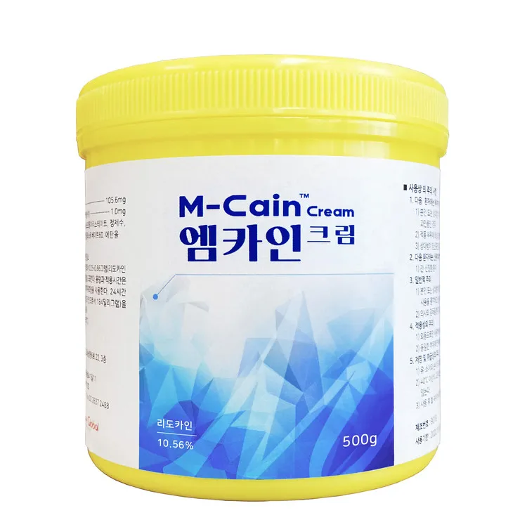 Anesthetic Cream M-Cain numb cream with lidocaine 10,56% 500g