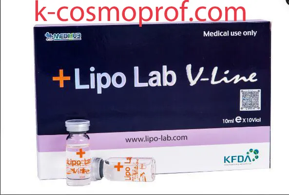 Lipo Lab V Line lipolysis for face, V-Line lipolytics Korea - Injection use. - 1box /5 ampoules 