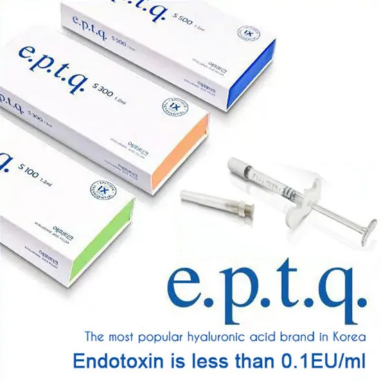 e.p.t.q. Cross-Linked Hyaluronic Acid Dermal Filler S100, S300, S500 / 1pcs S.Korea