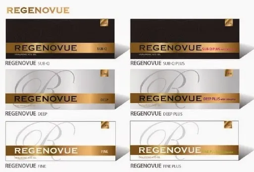 Regenovue Hyaluronic Acid Filler MESOTHERAPY  Fine/Deep/Sub-Q Dermal Filler Korea 
