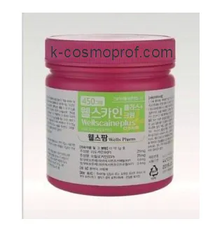 Anesthetic Cream Wellscaine numb cream with lidocaine & prilocaine 450g